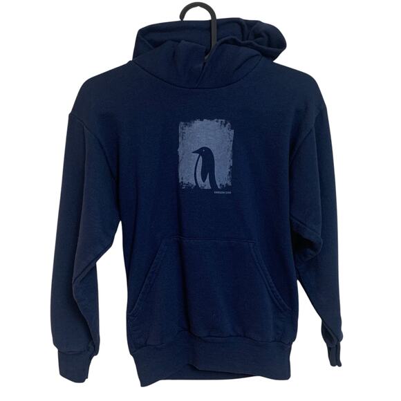 Oregon Zoo Penguin Hoodie Unisex Kids Size M - Picture 1 of 5